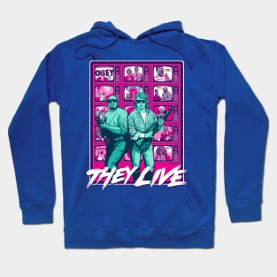 THEY LIVE - 80's Attack Hoodie